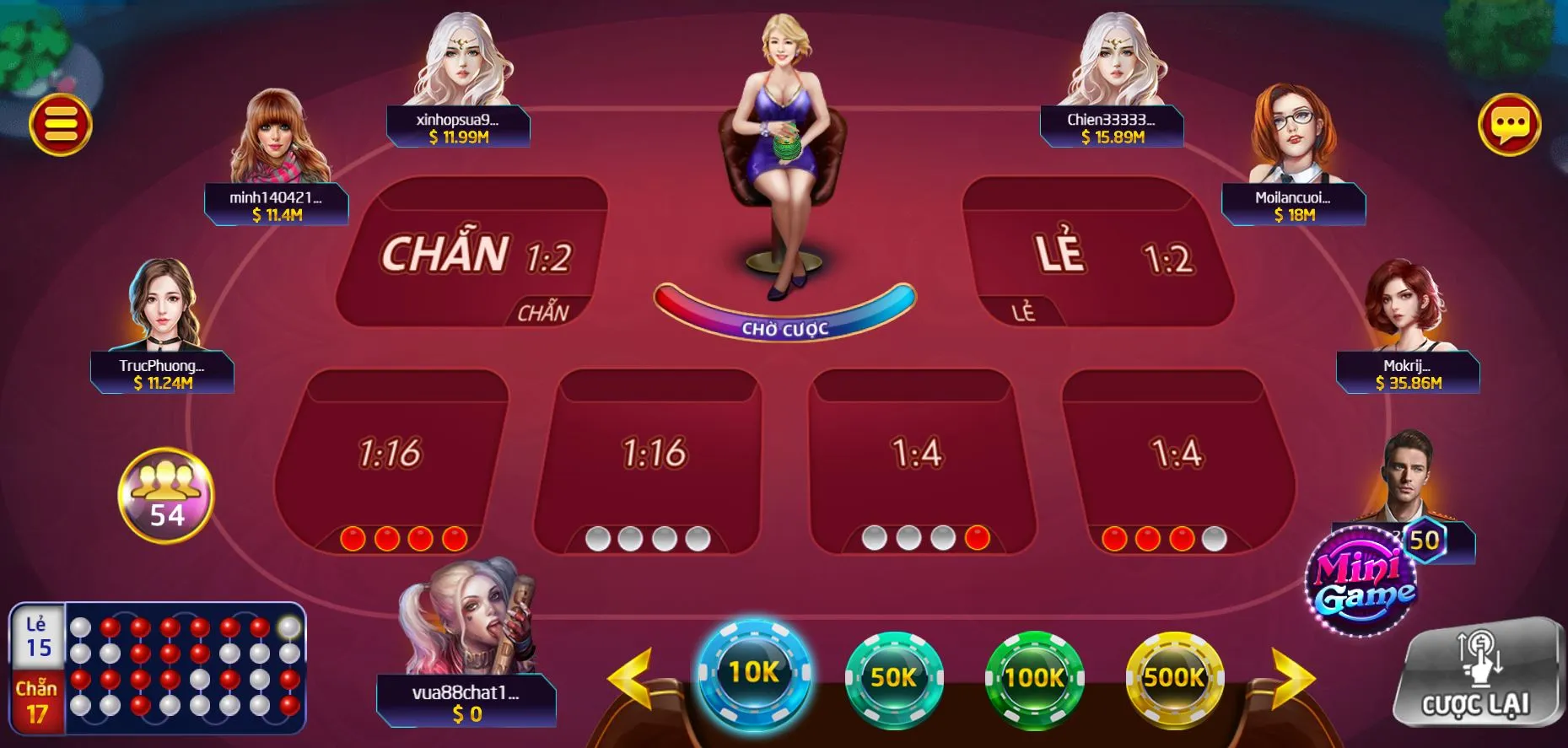 Số lượng game khủng tại Vua88