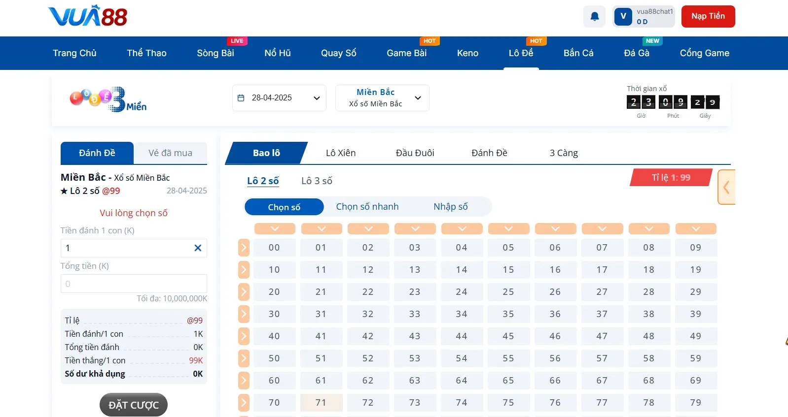 Lô đề Vua88 có gì thú vị?