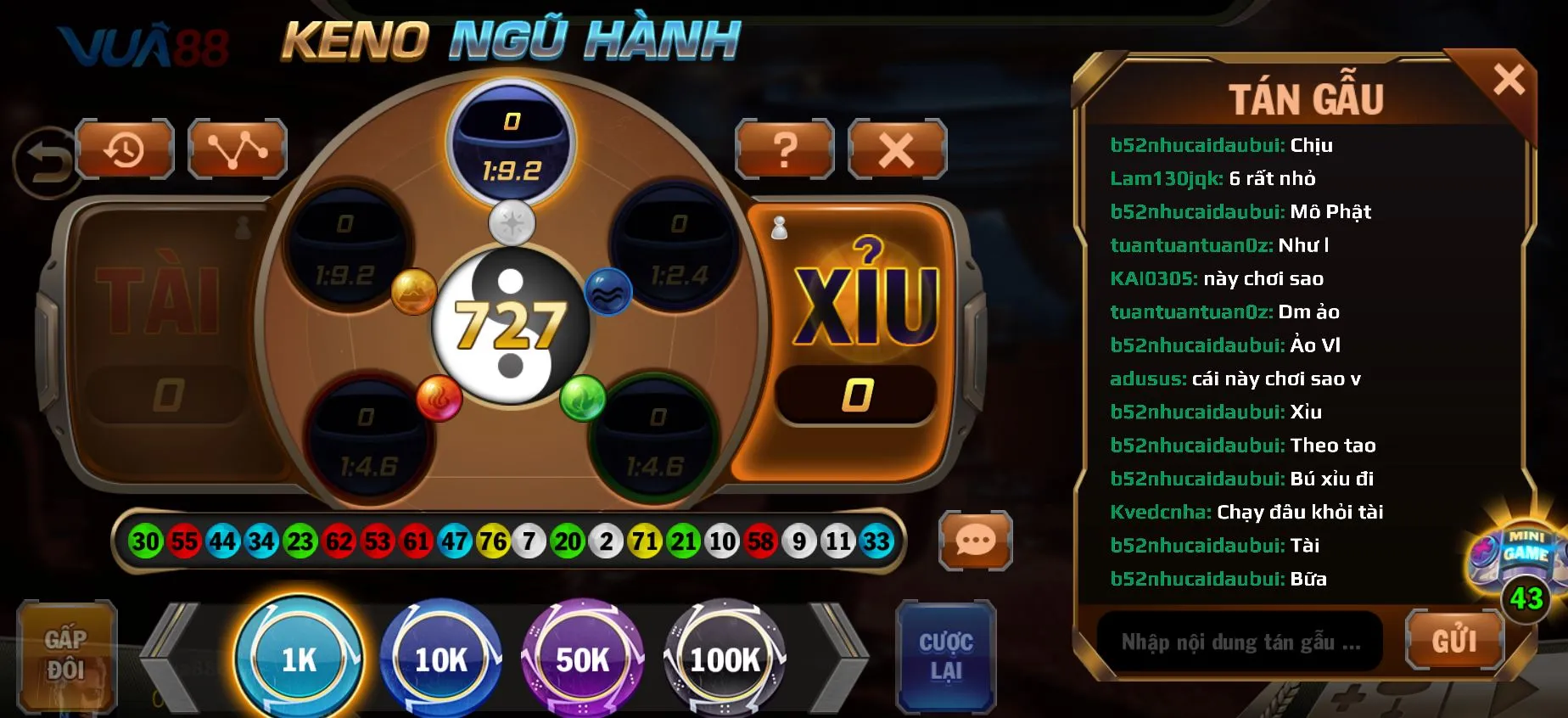 Lưu ý khi chơi Keno Lộc Phát Vua 88