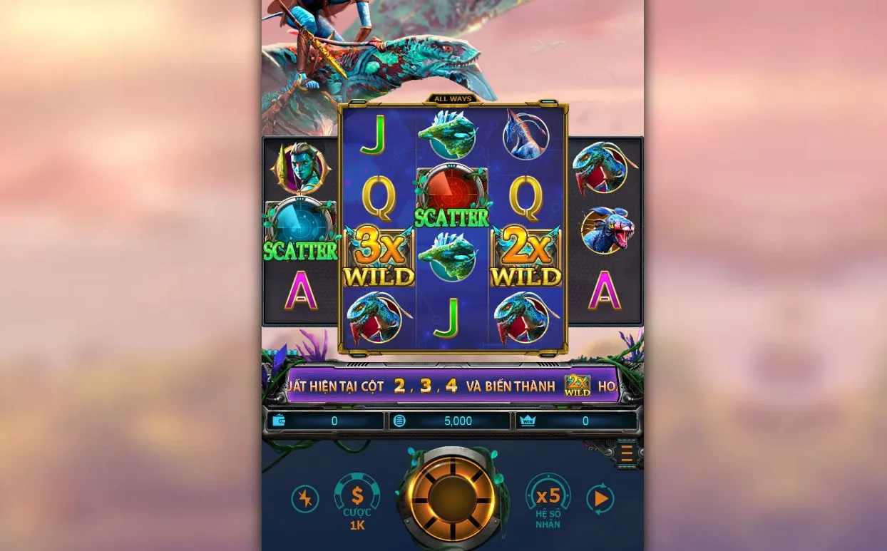 Tính năng nổ hũ Avatar tại Vua88