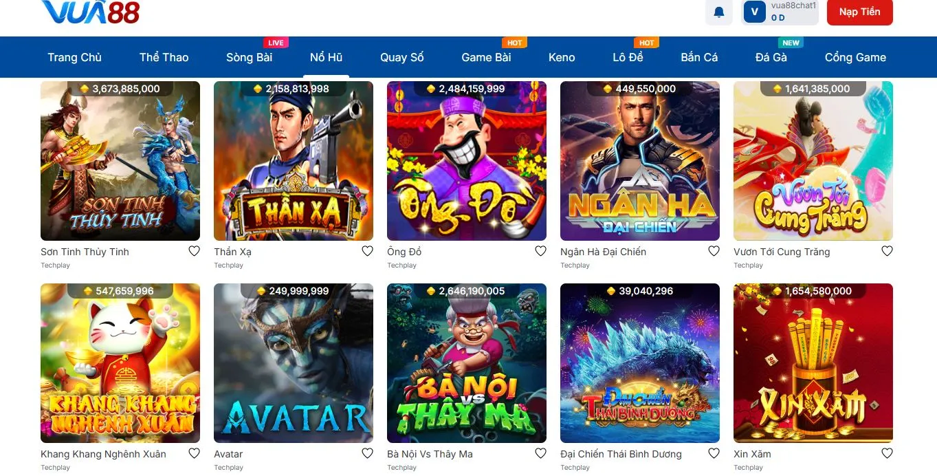 Tìm hiểu về game nổ hũ Avatar Vua88