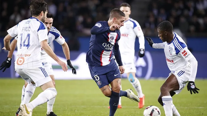 soi keo Strasbourg vs PSG 1