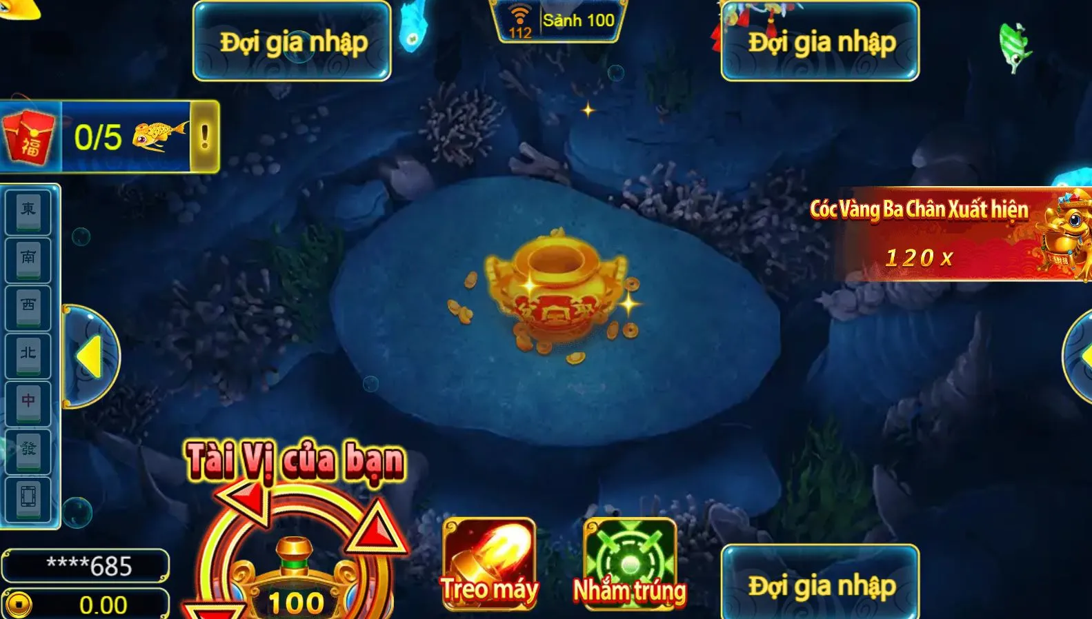 Thủ thuật chơi Tam Tiên Bắn Cá