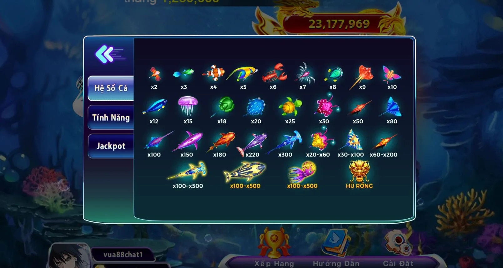 Hàng chục vũ khí được trang bị đa dạng