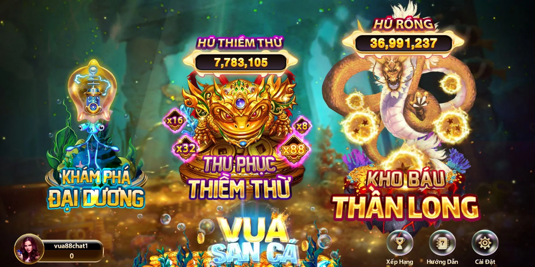 Hướng dẫn chơi Vua săn cá tại Vua88