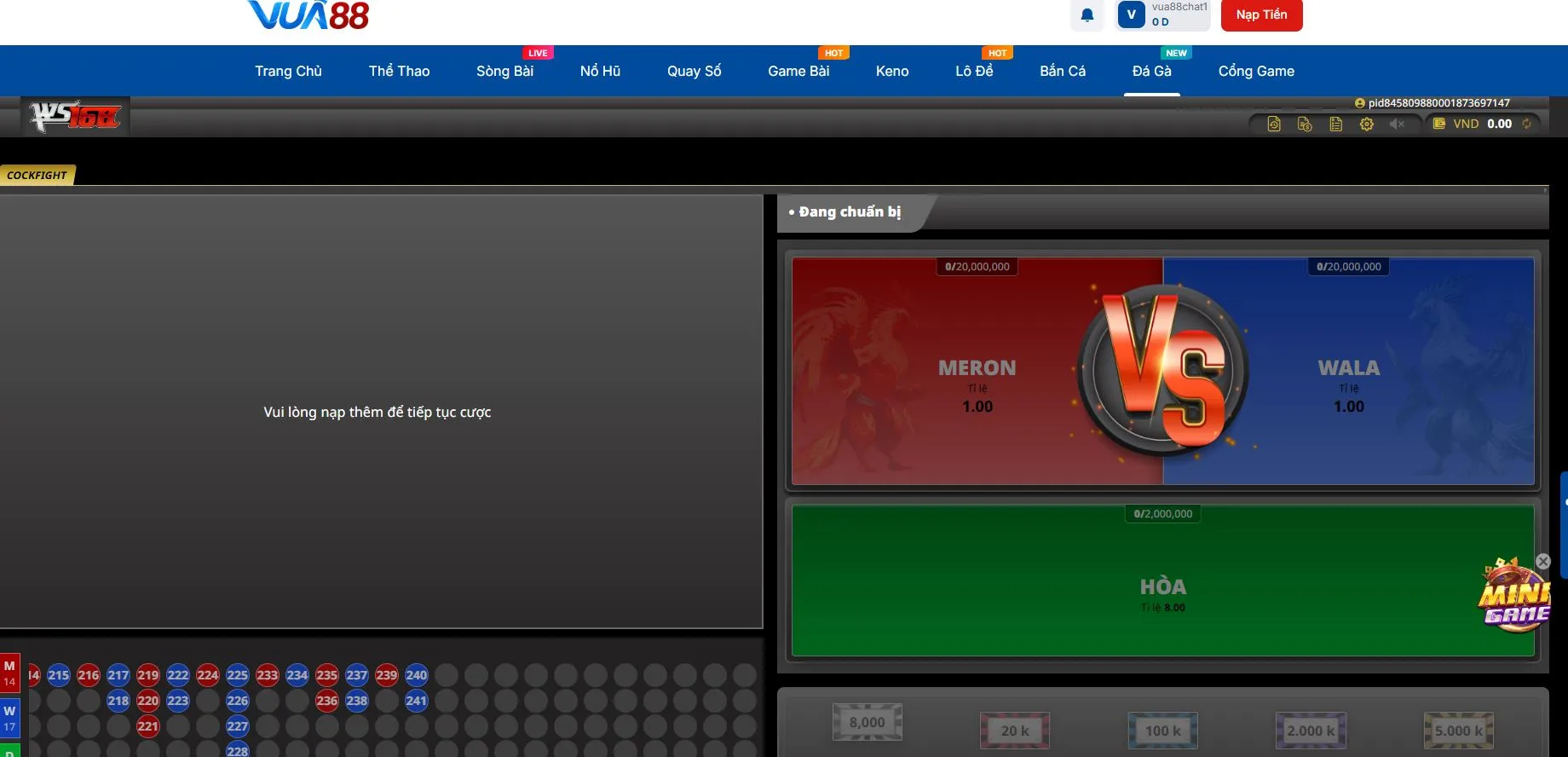 da ga online Vua88 2 Có nên chơi kèo hoà đá gà online?