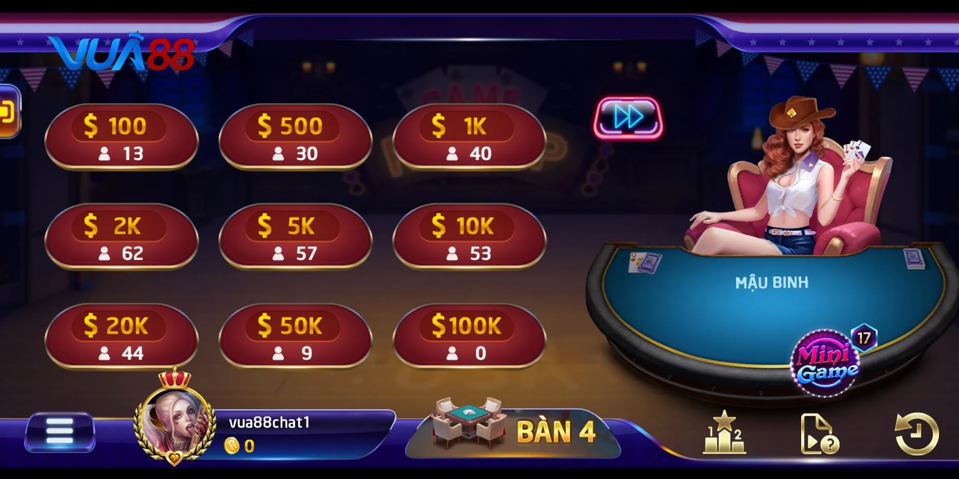 mau binh Vua88 1 Mẹo chơi Mậu binh hiệu quả