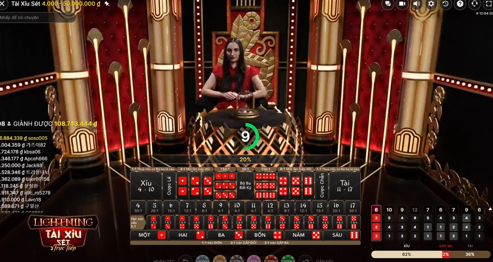 sicbo live Vua88 3 So sánh Sicbo Live tại Vua88 so với sân chơi khác