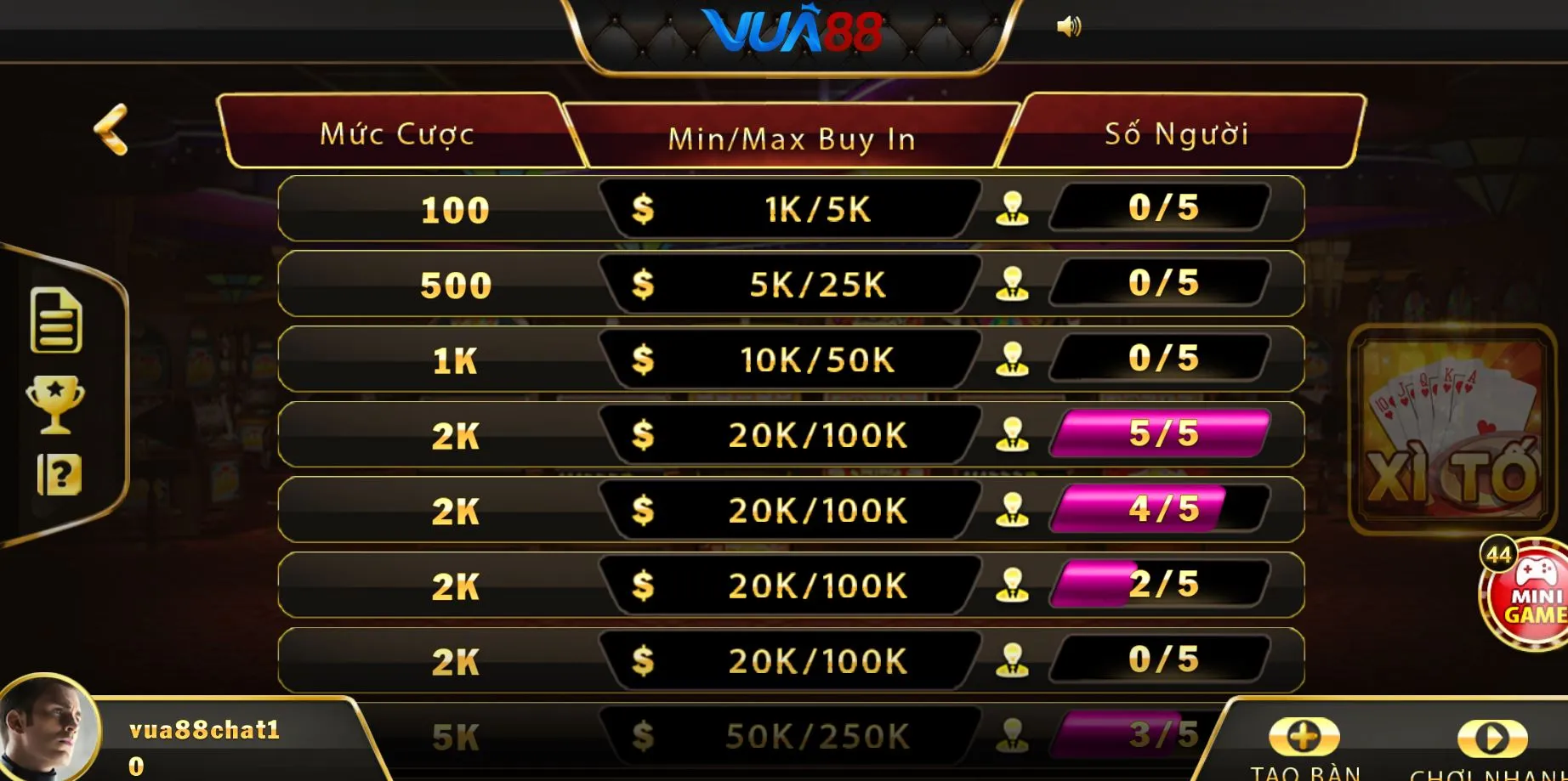 xi to Vua88 Giới thiệu về Xì tố - Vua88